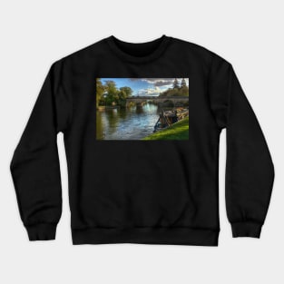 Moored By Wallingford Bridge Crewneck Sweatshirt